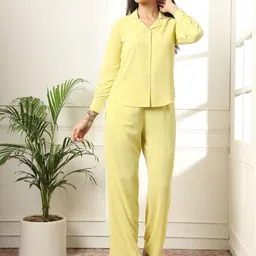 FITHUB Shirt Collar Neck Shirt With Trousers Co-Ords-image-94