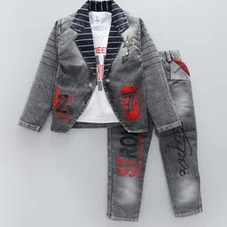 BAESD Boys Printed Top With Trousers-image-99
