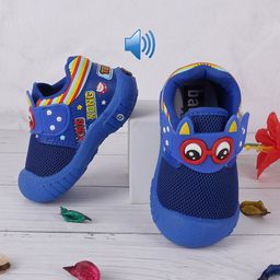 BAESD Kids Printed Lightweight Musical Velcro Sneakers-23