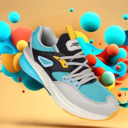 JQR Men STRIDE Colourblocked Everyday Sneakers-44