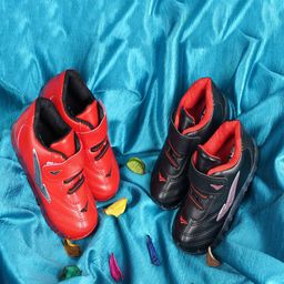 BAESD Kids Set Of 2 Colourblocked Lightweight Lighting Style Sneakers-33