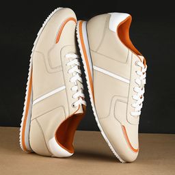 HRX by Hrithik Roshan Men Beige & White Retro Lightweight Comfort Insole Basics Sneakers-picture-7