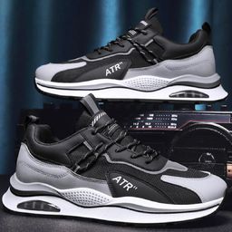 Mactree Men Colourblocked Round Toe Comfort Insole Lightweight Mesh Sneakers-picture-14
