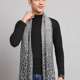 HANDICRAFT PALACE Men Leopard Design Woolen Mufflers-image-43