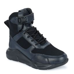 Eego Italy Men Colourblocked Superstar Mid-Top Sneakers-image-91
