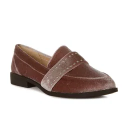 London Rag Women Embellished Velvet Loafers-picture-32