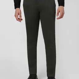 Peter England Men Slim Fit Formal Trousers-picture-20