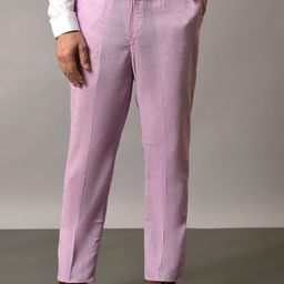 Vgyaan Men Original Cotton Linen Formal Trousers-image-69