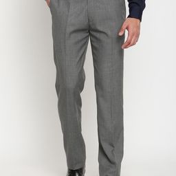 Cantabil Men Grey Original Trousers-picture-47
