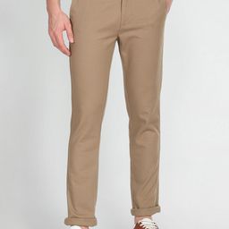 Arrow Sport Men Slim Fit Low-Rise Chinos Trousers-picture-20