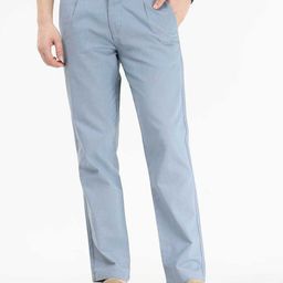 Tailoraedge Men Tailored Slim Fit Pleated Cotton Chinos-picture-54