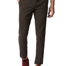 Basics Men Tapered Fit Cotton Chinos Trousers-picture-18