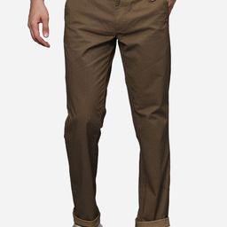 t-base Men Mid-Rise  Straight Fit Chinos Trousers-image-76