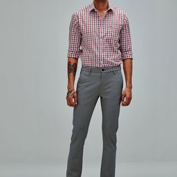 Red Flame Men Slim Fit Mid-Rise Chinos-image-96