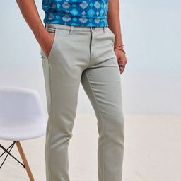 Red Flame Men Stretchable Slim Fit Chinos Trousers-image-18