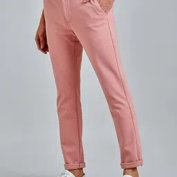Red Flame Men Slim Fit Mid Rise Stretchable Chinos Trousers-image-20