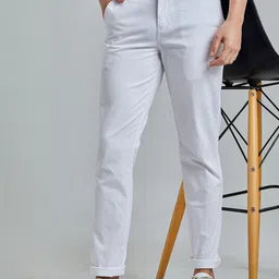 Red Flame Men Slim Fit Mid Rise Stretchable Chinos Trousers-image-68