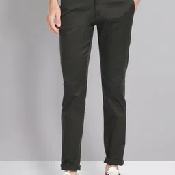 AD By Arvind Men Slim Fit Chinos Trousers-image-32