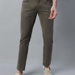 Cantabil Men Regular Fit Comfort Chinos Trousers-image-59