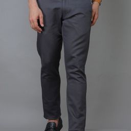 TQS Men Grey Comfort Chinos Trousers-image-52