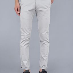 TQS Men Grey Chinos Trousers-image-69