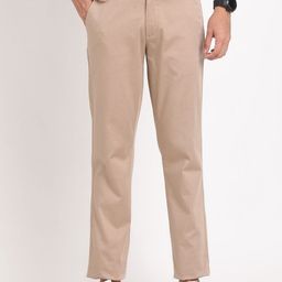 Turtle Men Printed Relaxed Skinny Fit Chinos Trousers-image-62