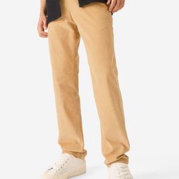 The Souled Store Men Mid-Rise Flat-Front Zip Plain Cotton Chinos Trouser-image-64