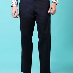 V-Mart Men Mid-Rise Cotton Chinos Trousers-image-56