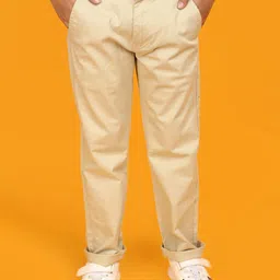 V-Mart Boys Mid Rise Twill Cotton Chinos-image-71