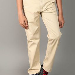 V-Mart Boys Twill Weave Mid-Rise Cotton Chinos Trousers-image-15