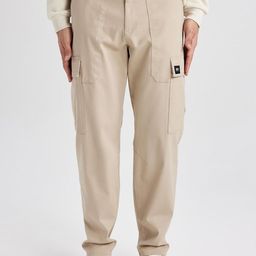 DeFacto Men Mid Rise Cargos Trousers-image-69