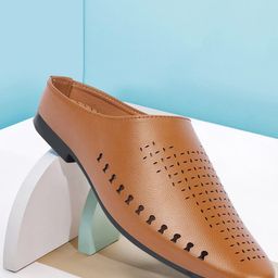 FAUSTO Boys Perforations Lightweight Mule Sneakers-28