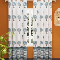 LIVING ROOTS Multicoloured Set of 2 Ethnic Motifs Door Curtain-17