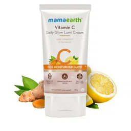 Mamaearth Vitamin C Daily Glow Lumi Cream With Vitamin C & Turmeric For Moisturizing Glow - 30 gm-4
