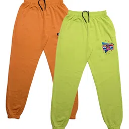 TINY HUG Boys Pack Of 2 Solid Joggers-27
