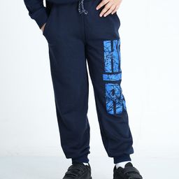 mackly Boys Navy-Blue Solid Joggers-image-66