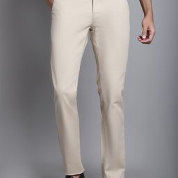 Cantabil Men Comfort Fit Cotton Trousers-image-129