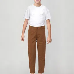 Gini and Jony Boys Mid-Rise Cotton Regular Trousers-picture-19