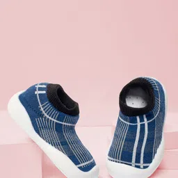 Baby Moo Kids Textured Anti Skid Slip On Sneakers-image-68