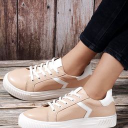 Bxxy Women Round Toe Sneakers-44