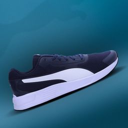 Puma Unisex Blue Mesh Taper Trainers-8