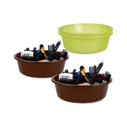 Kuber Industries Green Set of 4 Regular Desk Organiser Organisers-2