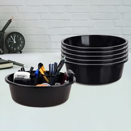 Kuber Industries Black Set of 6 Regular Desk Organiser Organisers-1