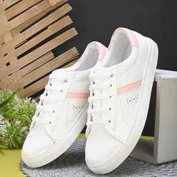 DressBerry Women Textured Comfort Insole Lightweight Sneakers-54