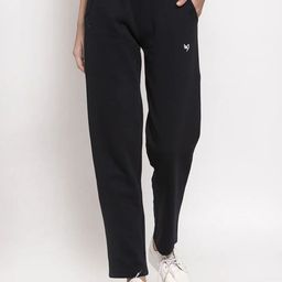 Global Republic Women Relaxed Straight Leg Wrinkle Free Trousers-image-26