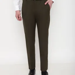 SUBTRACT Men 4 Way Stretchable Wrinkle Free Slim Fit Mid-Rise Formal Trouser-image-64