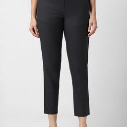 Van Heusen Woman Regular Fit Mid-Rise Cropped Formal Trousers-image-28