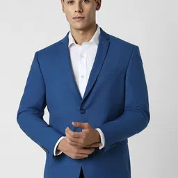 Van Heusen Self Design Slim-Fit Single-Breasted Formal Blazers-image-81