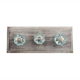 Indianshelf Turquoise Blue Melon Wall Hooks Key Holder-image-40