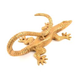 Indianshelf Beige Lizard Brass Door Pull Handle-image-21